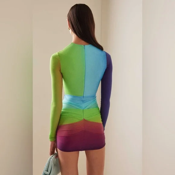 Alex Perry // Halton Twist-Front Jersey Mini Dress (Spring special sale) - Picture 4 of 5